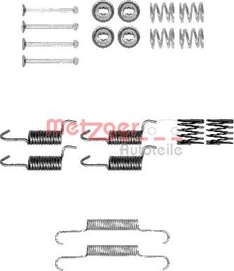 Metzger 105-0010 - Комплектующие, стояночная тормозная система unicars.by