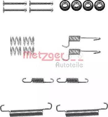 Metzger 105-0894 - Комплектующие, барабанный тормозной механизм unicars.by