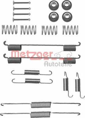 Metzger 105-0861 - Комплектующие, барабанный тормозной механизм unicars.by