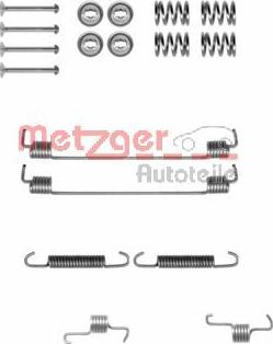 Metzger 105-0819 - Комплектующие, барабанный тормозной механизм unicars.by