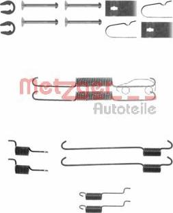 Metzger 105-0815 - Комплектующие, барабанный тормозной механизм unicars.by