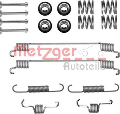 Metzger 105-0889 - Комплектующие, барабанный тормозной механизм unicars.by