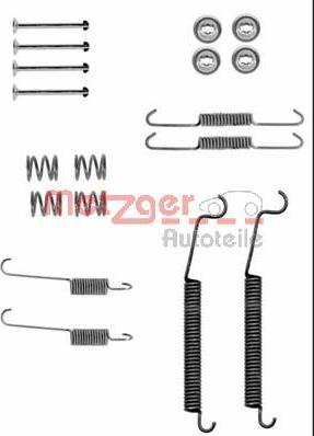 Metzger 105-0830 - Комплектующие, барабанный тормозной механизм unicars.by