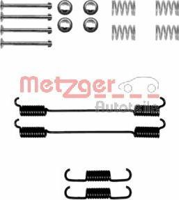 Metzger 105-0796 - Комплектующие, барабанный тормозной механизм unicars.by