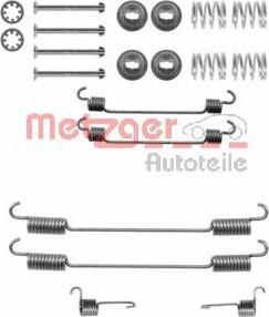 Metzger 105-0740 - Комплектующие, барабанный тормозной механизм unicars.by