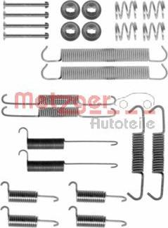 Metzger 105-0712 - Комплектующие, барабанный тормозной механизм unicars.by