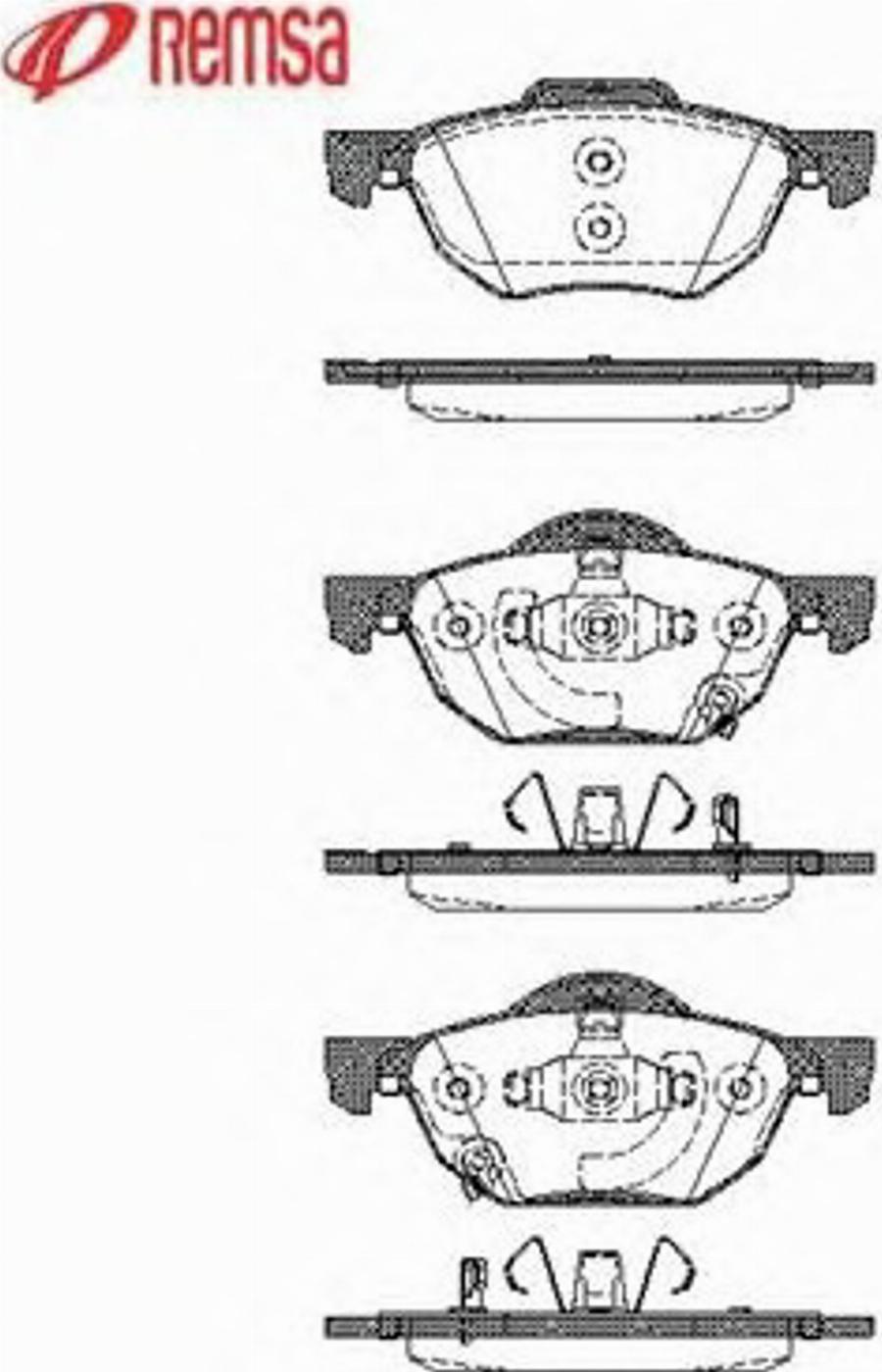 Metzger 1068.02 - Тормозные колодки, дисковые, комплект unicars.by