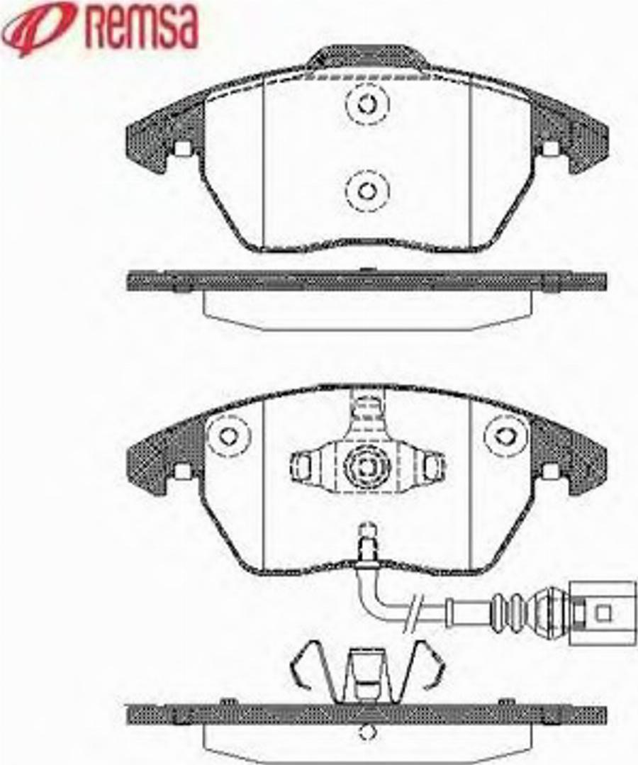 Metzger 103001 - Тормозные колодки, дисковые, комплект unicars.by