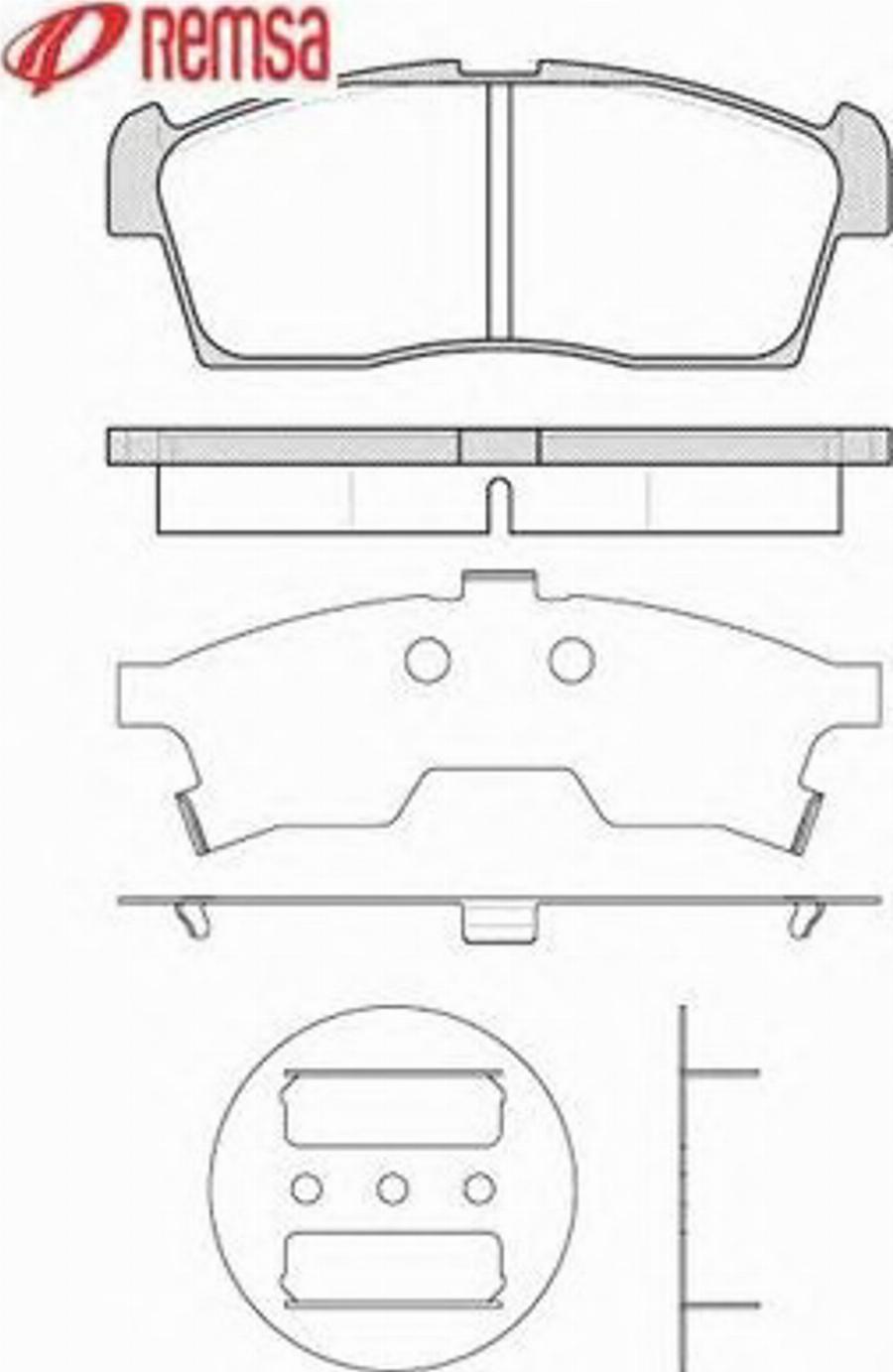 Metzger 1199.00 - Тормозные колодки, дисковые, комплект unicars.by