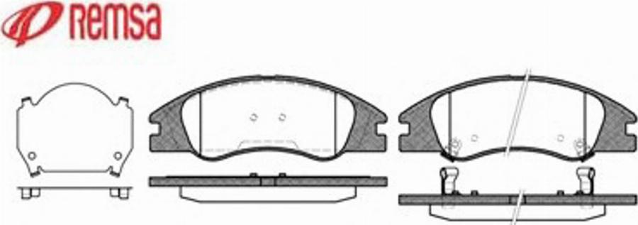 Metzger 1134.02 - Тормозные колодки, дисковые, комплект unicars.by