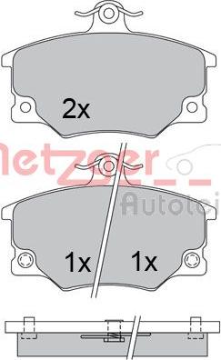 Magneti Marelli 323700034100 - Тормозные колодки, дисковые, комплект unicars.by