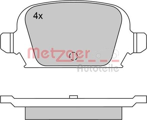 Lucas Electrical GDB1412 - Тормозные колодки, дисковые, комплект unicars.by