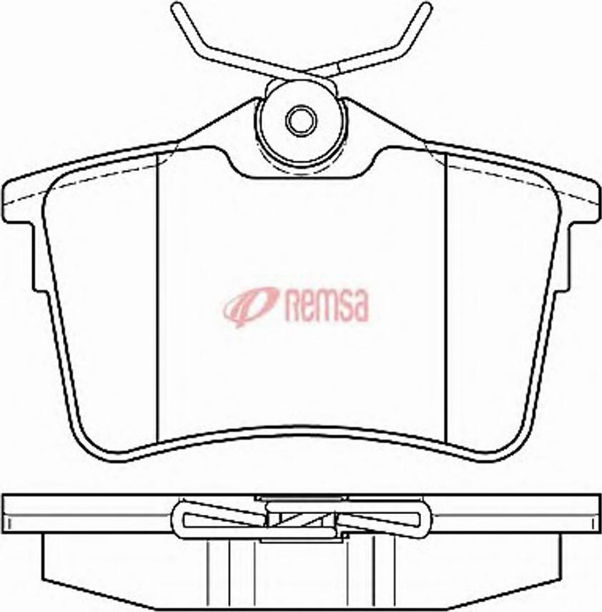 Metzger 1382.00 - Тормозные колодки, дисковые, комплект unicars.by