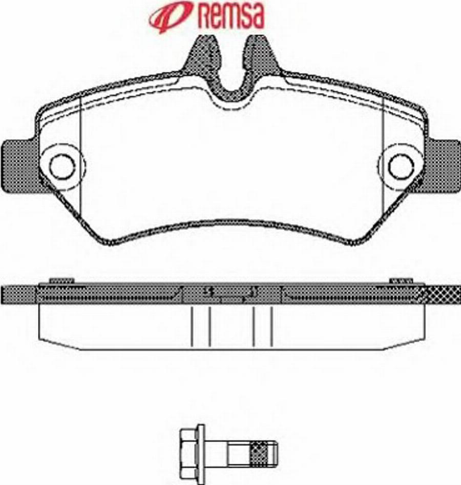 Metzger 124600 - Тормозные колодки, дисковые, комплект unicars.by