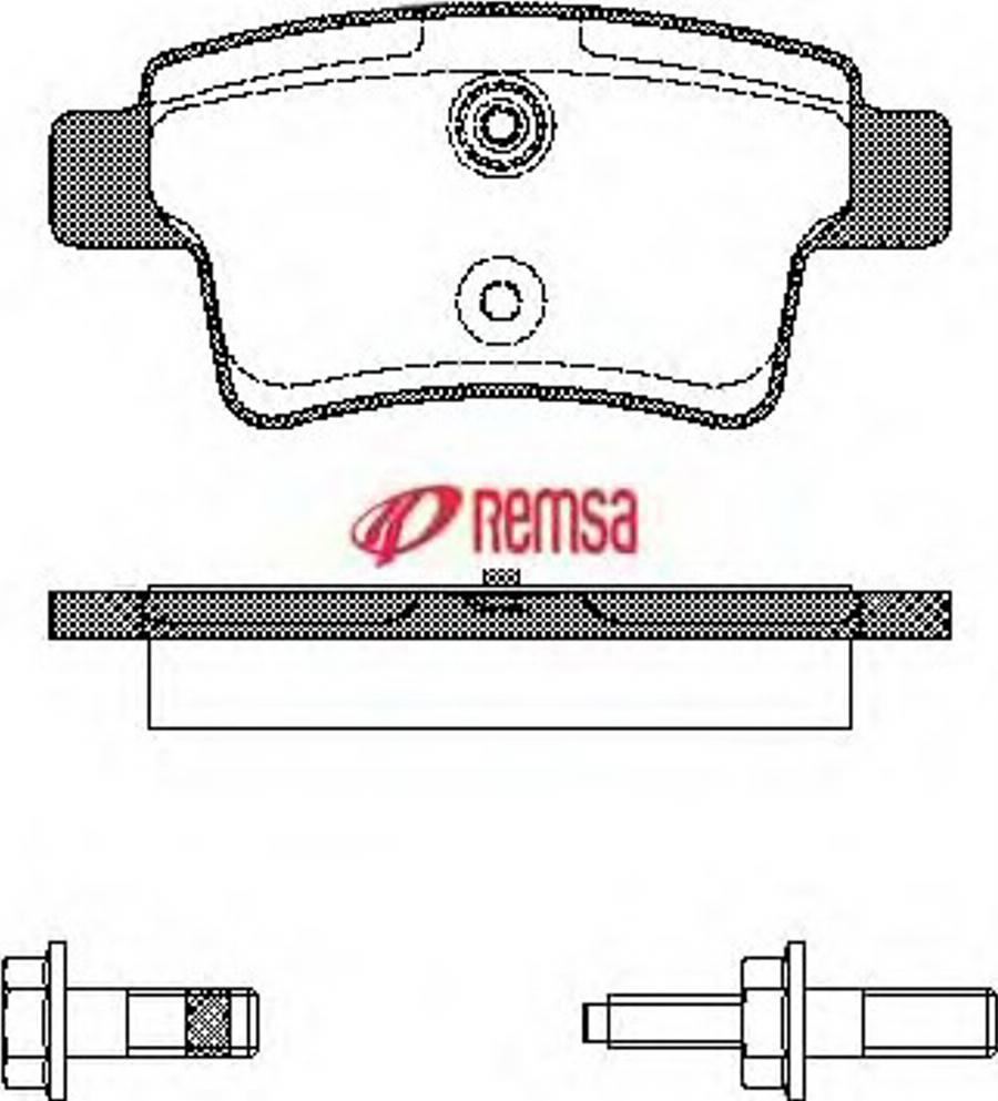 Metzger 124100 - Тормозные колодки, дисковые, комплект unicars.by