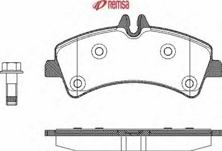 Metzger 124780 - Тормозные колодки, дисковые, комплект unicars.by