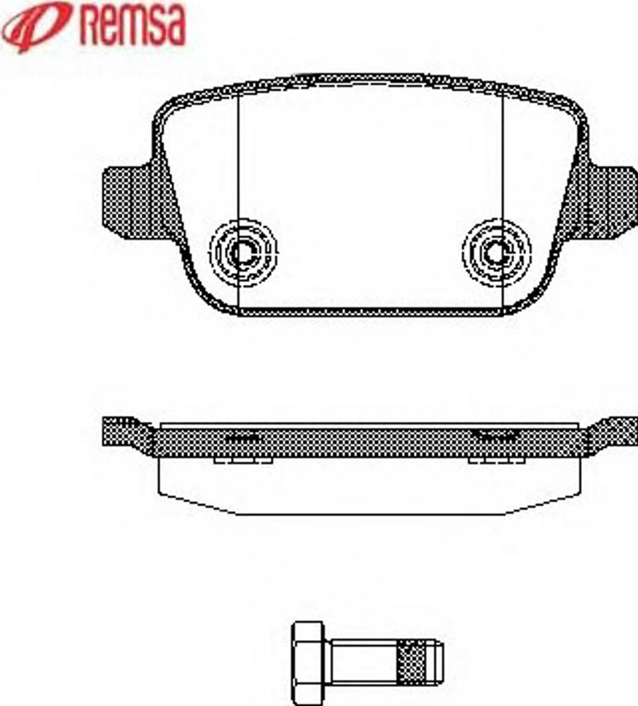 Metzger 1256.00 - Тормозные колодки, дисковые, комплект unicars.by