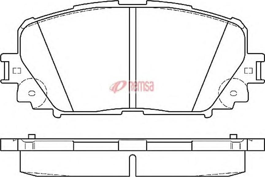 Metzger 1258.00 - Тормозные колодки, дисковые, комплект unicars.by