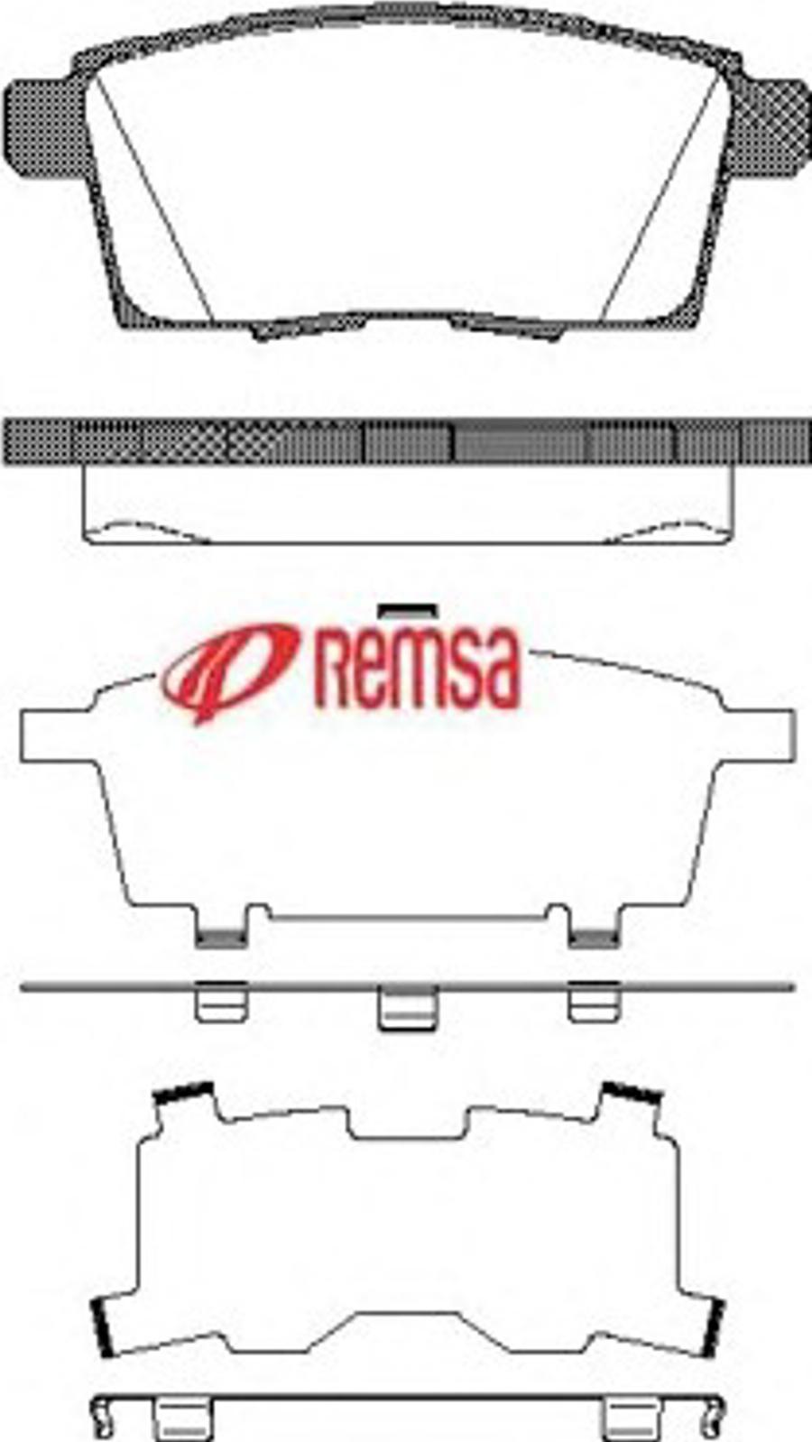 Metzger 1268.00 - Тормозные колодки, дисковые, комплект unicars.by