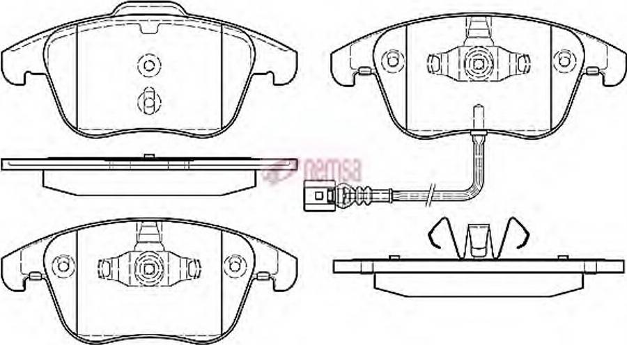 Metzger 1219.21 - Тормозные колодки, дисковые, комплект unicars.by