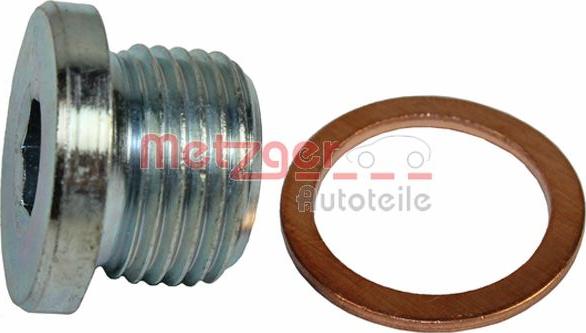 Metzger 8030005 - Резьбовая пробка, масляный поддон unicars.by