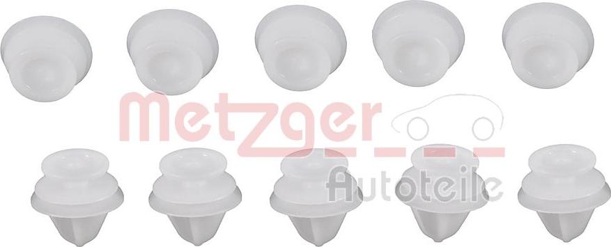 Metzger 2280068 - Зажим, клипса, молдинг unicars.by