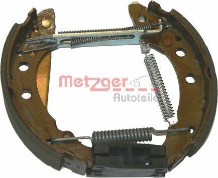 Metzger MG 343V - Комплект тормозных колодок, барабанные unicars.by