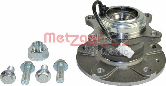 Metzger WM 6580 - Комплект подшипника ступицы колеса unicars.by