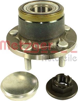 Metzger WM 6522 - Комплект подшипника ступицы колеса unicars.by