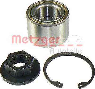 Metzger WM 1128 - Комплект подшипника ступицы колеса unicars.by