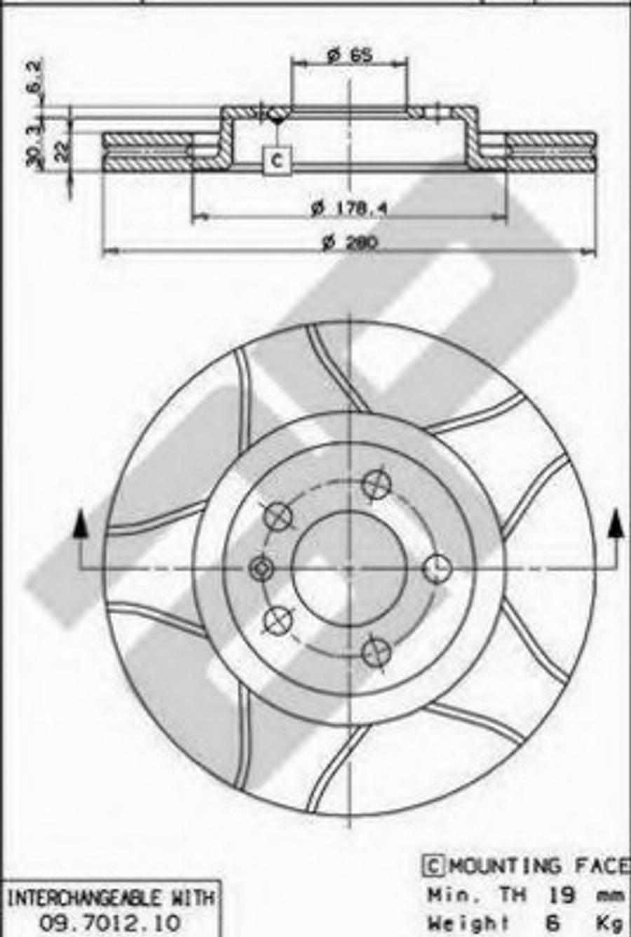 Metzger X24691 - Тормозной диск unicars.by