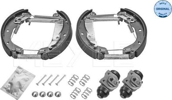 Meyle 614 533 0011 - Комплект тормозных колодок, барабанные unicars.by