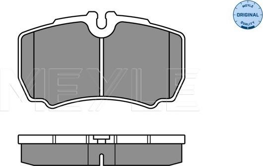 Meyle 025 291 2320 - Тормозные колодки, дисковые, комплект unicars.by