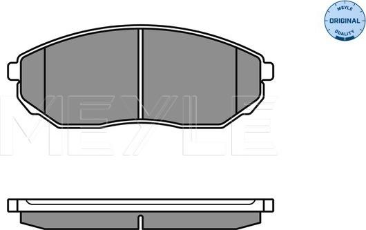 Meyle 025 240 9217/W - Тормозные колодки, дисковые, комплект unicars.by