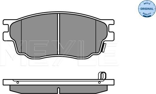 Meyle 025 242 4616/W - Тормозные колодки, дисковые, комплект unicars.by