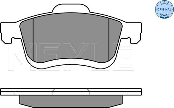 MEC-Diesel BRP23163 - Тормозные колодки, дисковые, комплект unicars.by