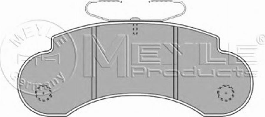 Meyle 025 209 3214 - Тормозные колодки, дисковые, комплект unicars.by