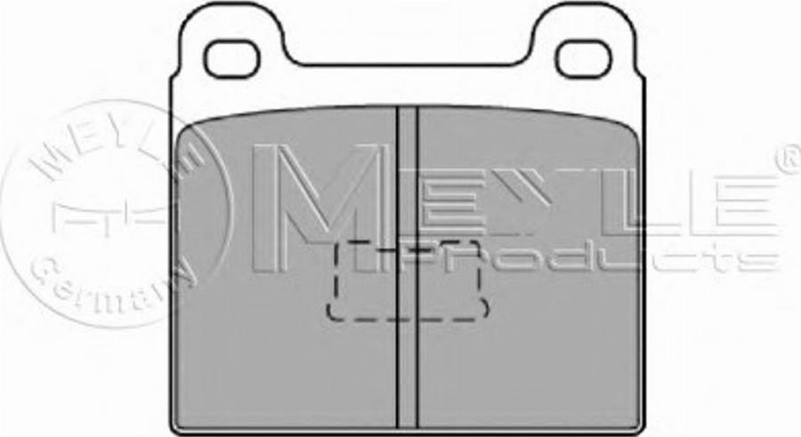 Meyle 025 202 2818 - Тормозные колодки, дисковые, комплект unicars.by