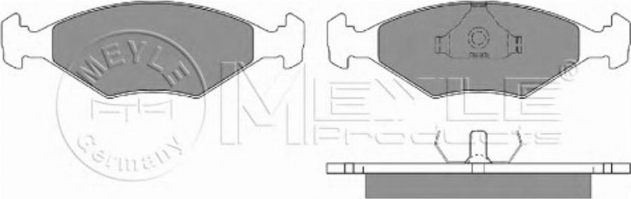 Meyle 025 219 6218 - Тормозные колодки, дисковые, комплект unicars.by