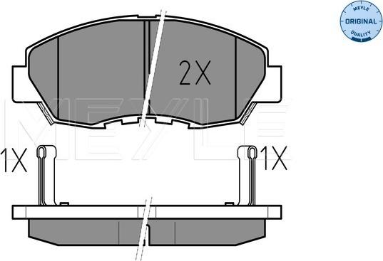 Meyle 025 214 9918/W - Тормозные колодки, дисковые, комплект unicars.by