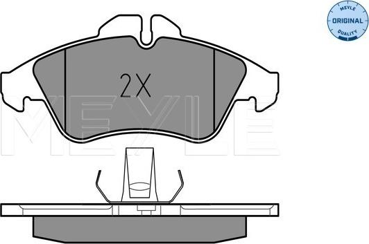 Meyle 025 215 7620 - Тормозные колодки, дисковые, комплект unicars.by