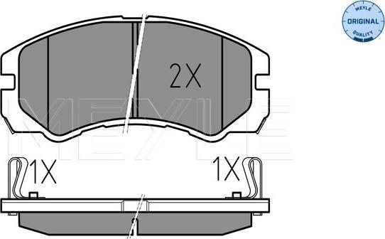 Meyle 025 218 4516/W - Тормозные колодки, дисковые, комплект unicars.by