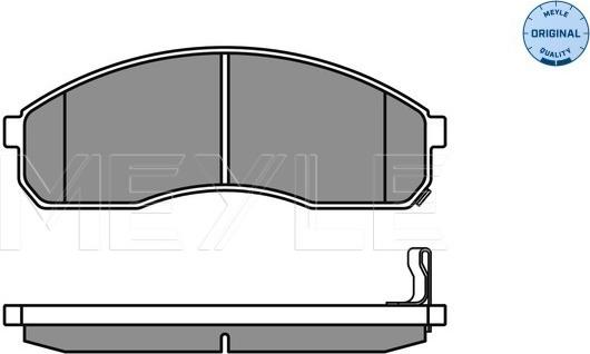 Meyle 025 236 4916/W - Тормозные колодки, дисковые, комплект unicars.by