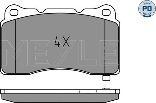 Cadillac 8430 8335 - Тормозные колодки, дисковые, комплект unicars.by