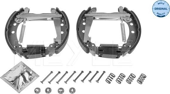 Meyle 114 533 0004/K - Комплект тормозных колодок, барабанные unicars.by