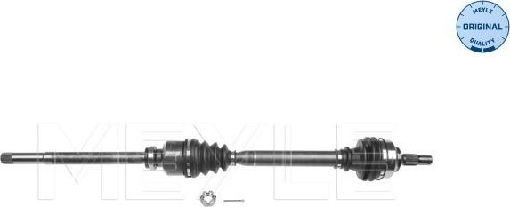 Meyle 11-14 498 0033 - Приводной вал unicars.by