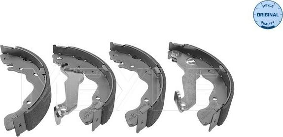 Meyle 37-14 533 0019 - Комплект тормозных колодок, барабанные unicars.by