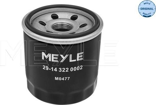 Meyle 29-14 322 0002 - Масляный фильтр unicars.by