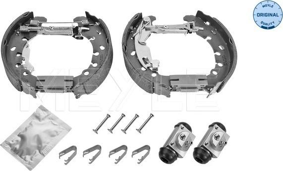 Meyle 214 533 0040 - Комплект тормозных колодок, барабанные unicars.by