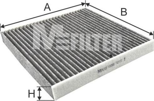 Mfilter K 9200C - Фильтр воздуха в салоне unicars.by